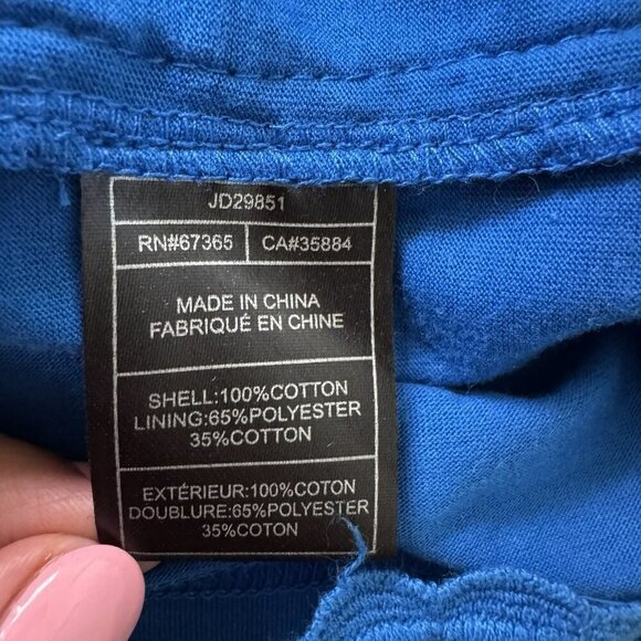 Jack by BB Dakota Adorable Blue Crochet Skirt Size 2 Fully Lined Side Zip - Picture 6 of 7